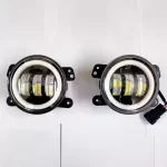 Universal Car LED Fog Lamp With DRL Daytime Running Light & Turn Signal – Set Of 2