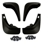 Car Heavy Duty Cup Type Mud Flaps Splash Guards || O.E Type Custom Front and Rear Mud Flap Guard Set for -XUV 700 (Set of 4pcs) – Black