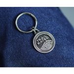 2018 New Arrival Fashion keychain For Jeep Trail Rated 4X4 Badge Key Fob Antique Silver 1″ x 2″ Free Shipping