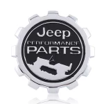 3D metal Vintage PERFORMANCE PARTS VILLYS Wheel Gear Round For Jeep Renegade Compass Patriot Wrangler JK Rubicon Cherokee