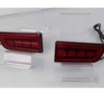Car reflector LED Brake Light for Rear Bumper DRL for MAHINDRA SCORPIO B – Red , set of 2