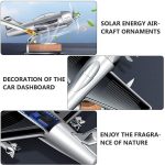 Buy Aircraft Shaped Solar Powered Rotating Fan Car Air Freshener