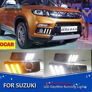 Day time Running Light (DRL) with Indicator for Brezza upto 2019 model set of 2