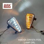 Led Fog Lamp DRL Compatible for Toyota Innova Crysta 2021 22 Facelift Onwards (Set of 2 Pcs.)