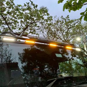 UFO Roof Marker Lights for Car Truck SUV 4x4 (3 Amber, 2 White)