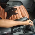 Wooden Car Center Armrest Console For Tata Tiago & Tigor (Black)
