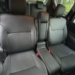 Wooden Car Center Armrest Console Cum External Seat for Maruti Suzuki NEXA XL6 Six Seater (Black)