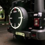 Customized Stepney Wheel Cover with Glowing Effect for Thar 2020+ Onwards