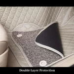 7D Floor Mats Suitable For Mahindra Bolero, Model Year : 2020 Onwards, Color : Beige, PVC, Complete Set Of 4 Piece