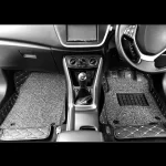 7D Floor Mats Suitable For Kia Carens – 7 Seater, Model Year : 2022 Onwards, Color : Black, PVC, Complete Set Of 4 Piece