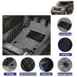 7D Floor Mats Suitable For Mahindra Bolero, Model Year : 2020 Onwards, Color : Black, PVC, Complete Set Of 4 Piece