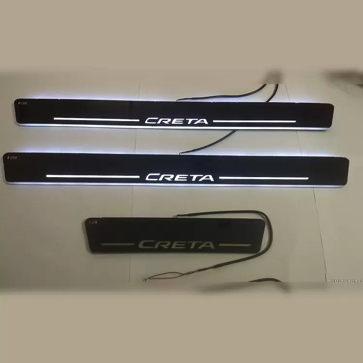 Buy Hyundai Creta 2015-2018 Door LED Light Scuff Sill Plate