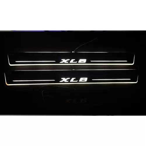 Car Door LED Footstep Matrix Moving Light Scuff Sill Plate Guards for Maruti Nexa XL6