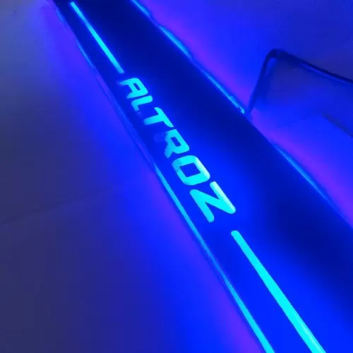 Matrix Moving  LED Light Scuff Sill Plate Guards for Tata Altroz