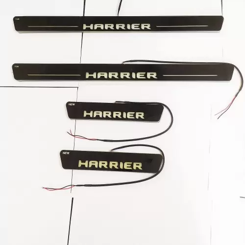 Car Door LED Footstep Light Scuff Sill Plate Guards for Tata Harrier Matrix Moving Light