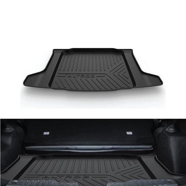 Car Trunk Rear Mat Boot Dicky Mat Compatible For TATA Altroz (2020 Onward)