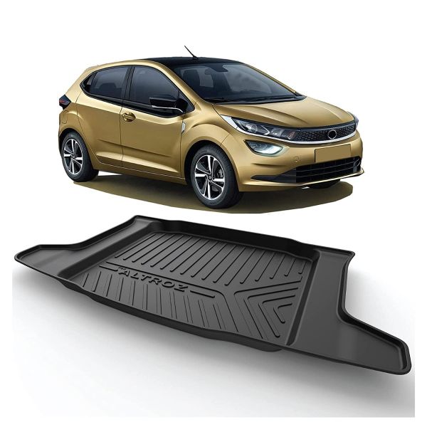 Car Trunk Rear Mat Boot Dicky Mat Compatible For TATA Altroz (2020 Onward)