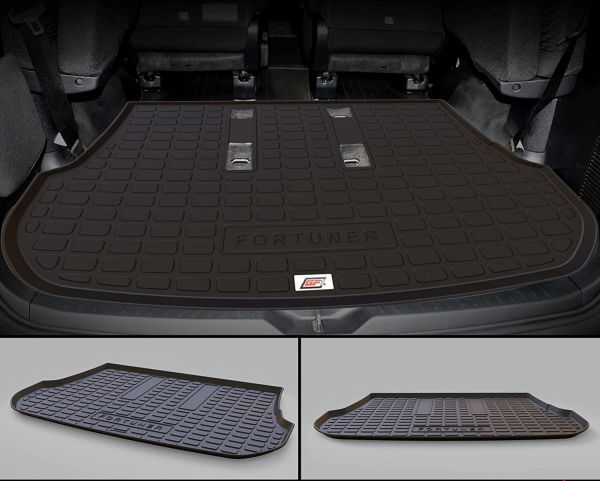 Car Trunk Rear Mat Boot Dicky Mat Compatible For Toyota Fortuner (2016 Onward)