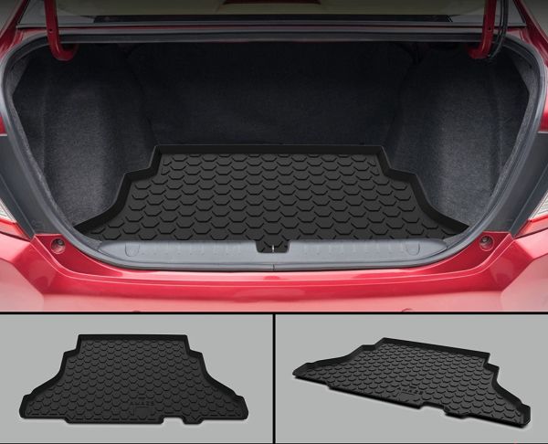 Car Trunk Rear Mat Boot Dicky Mat Compatible For Honda Amaze (2018 Onward)