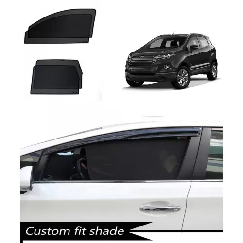 Ford Ecosport Custom Fit Car Window Fixed Sun Shades – Set of 4