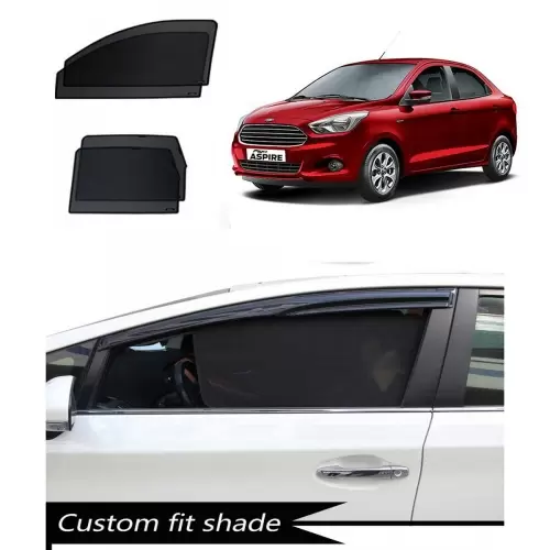 Ford Figo Aspire Custom Fit Car Window Fixed Sun Shades – Set of 4