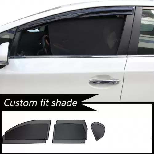 Ford New Endeavour Custom Fit Car Window Fixed Sun Shades – Set of 6