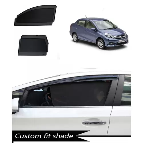 Honda Amaze Custom Fit Car Window Fixed Sun Shades – Set of 4