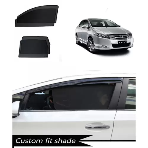 Honda City Ivtech 2009 Custom Fit Car Window Fixed Sun Shades – Set of 4