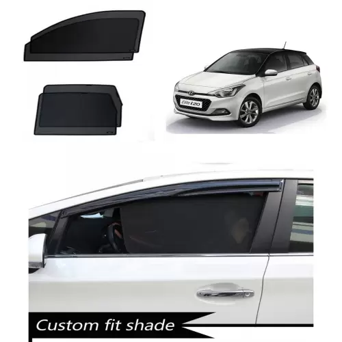 Hyundai i20 Elite 2014-2018 Custom Fit Car Window Fixed Sun Shades – Set of 4-500×500