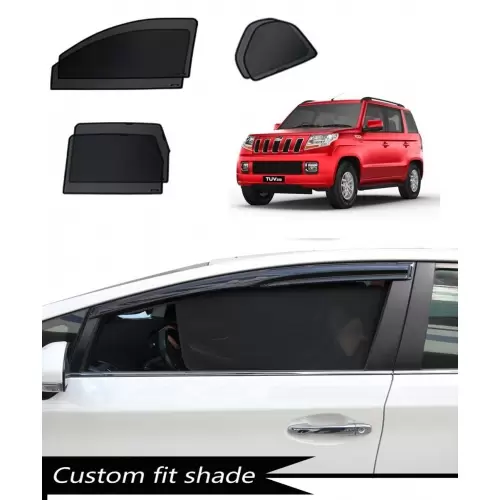 Mahindra Tuv 300 Custom Fit Car Window Fixed Sun Shades – Set of 6