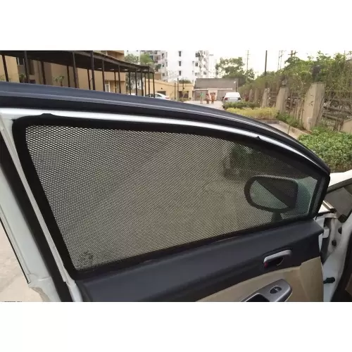 Honda City Ivtech 2009-2013 Car Zipper Magnetic Window Sun Shades Set Of 4