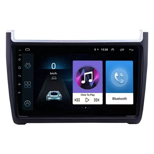 Skoda Rapid 9 Inches HD Touch Screen Smart Android Stereo (2GB, 16GB) with Stereo Frame