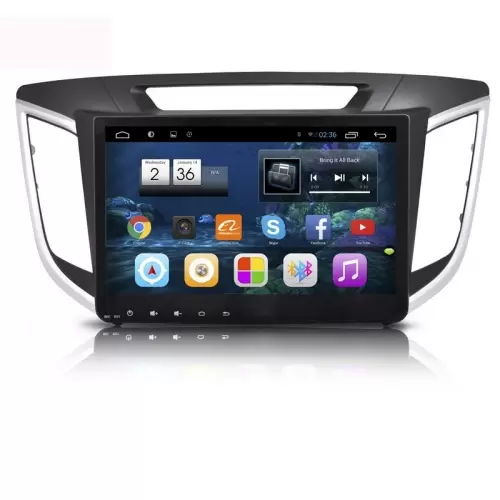 Hyundai Creta 2015-2018 10.2 Inches HD Touch Screen Smart Android Stereo (2GB, 16GB) with Stereo Frame