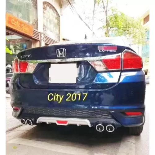 Sporty Rear Diffuser For Honda City New 2017-2020