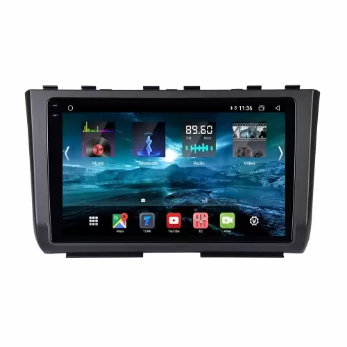 Hyundai Alcazar 10 Inches HD Touch Screen Smart Android Stereo (2GB, 16GB) with Stereo Frame