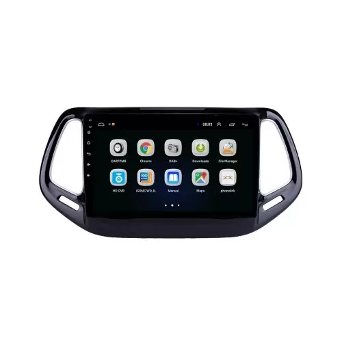 Jeep Compass 10 Inches HD Touch Screen Smart Android Stereo (2GB, 16GB) with Stereo Frame