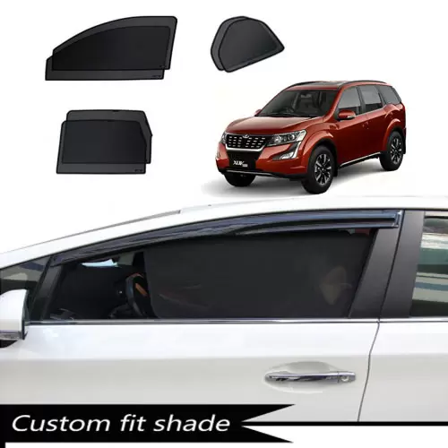 Mahindra Xuv 500 2018 Onward Custom Fit Car Window Fixed Sun Shades – Set of 6