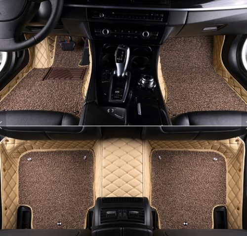 Buy 7D Car Mats For Mahindra Scorpio (2014-2021) 5 Seater (Beige)