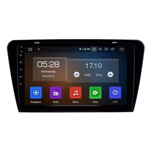 Skoda New Octavia 9 Inches HD Touch Screen Smart Android Stereo (2GB, 16GB) with Stereo Frame