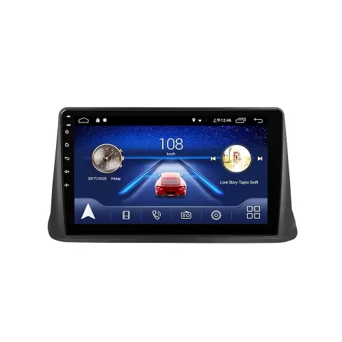 Tata Nexon 9 Inch Full HD Touch Screen Android Stereo Double Din Player (2GB, 16GB) with Stereo Frame
