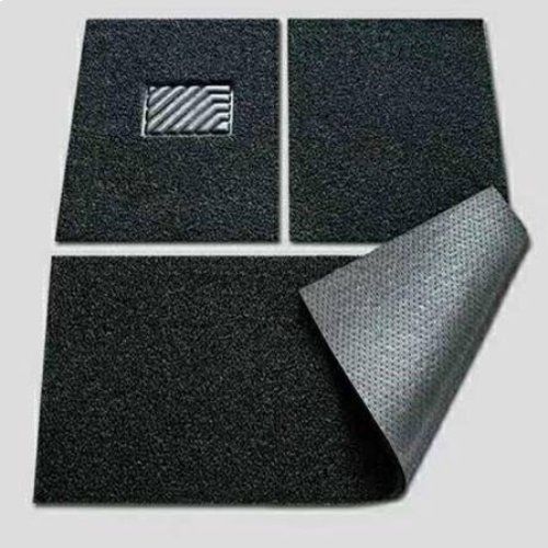 8 mm Thick Coil Car Mats : Universal Set Of 3