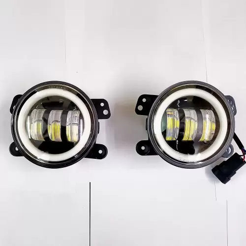 Universal Car LED Fog Lamp With DRL Daytime Running Light