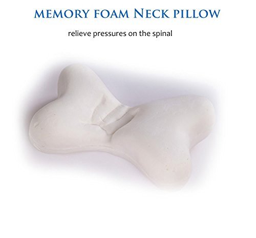 Memory Foam Neck Pillow in Black