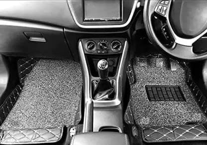 Toyota Old Fortuner Premium Diamond Pattern 7D Car Floor Mats