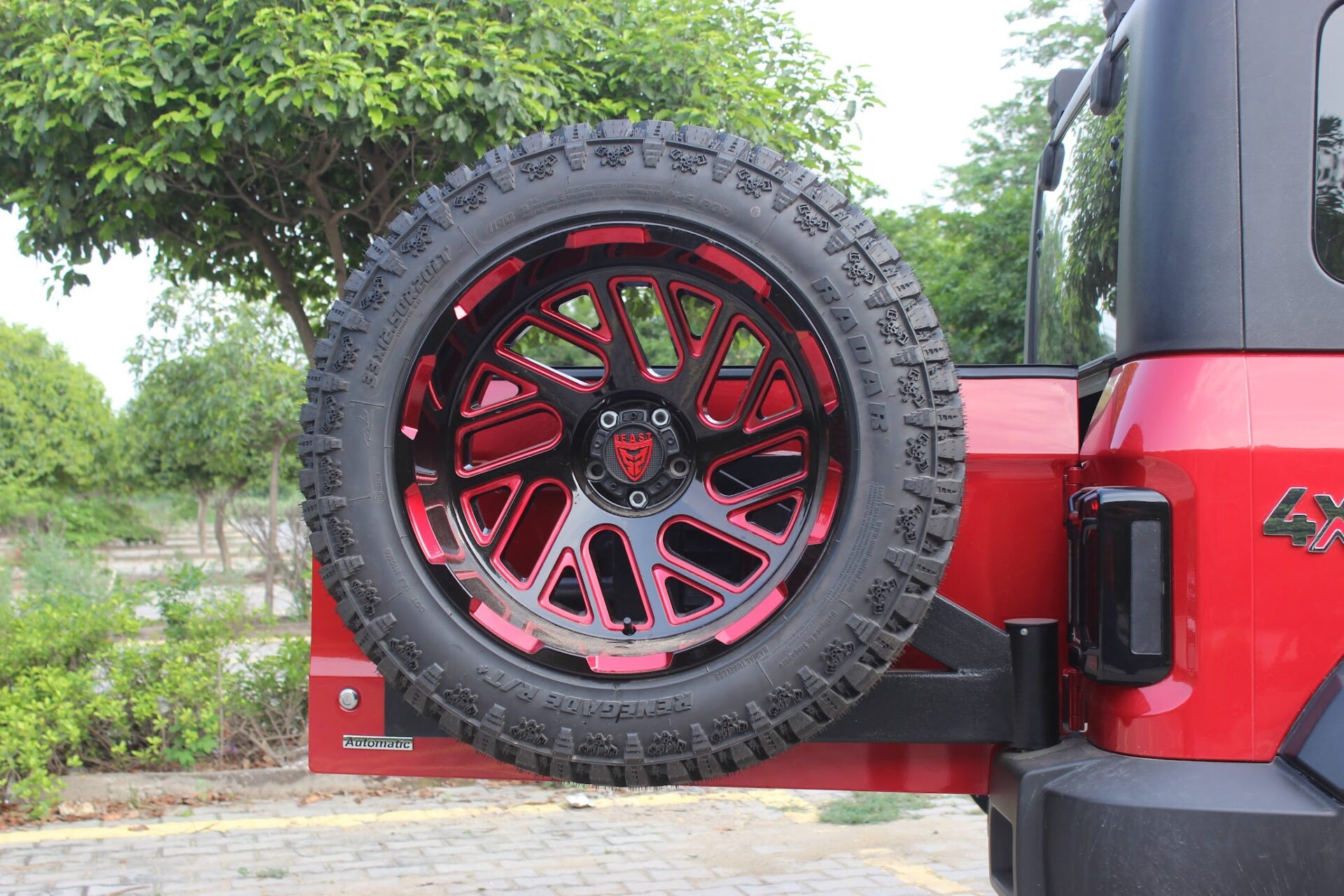 Tyre Carrier for New Mahindra Thar 2020-23