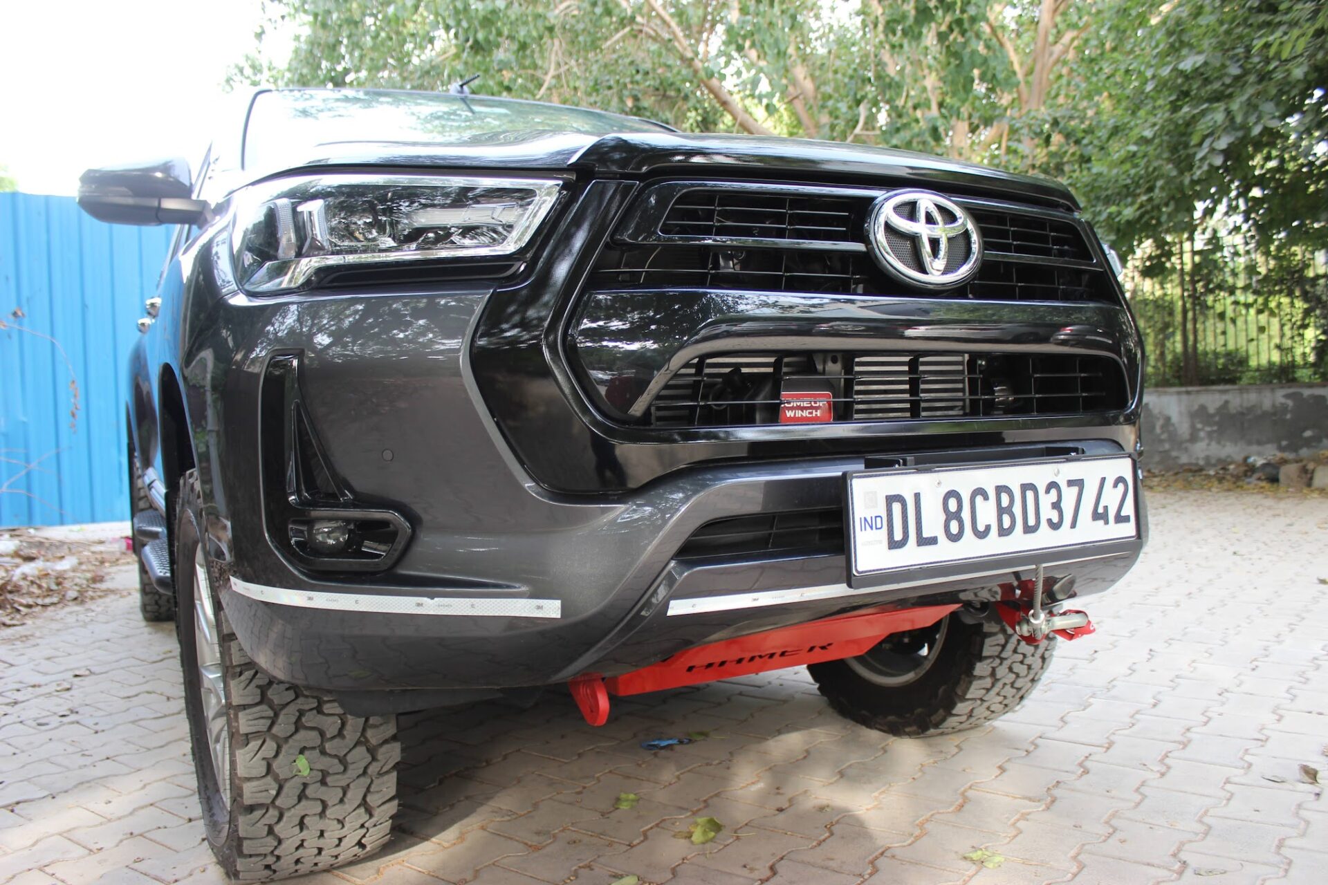 Front Recovery Hooks for Toyota Hilux