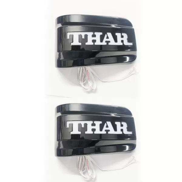 Buy LED Light Mirror Cover for Mahindra Thar Roxx 2024
